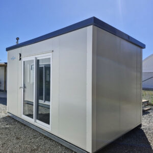 4.16×2.4-m Portable Cabin for Rent – Powered & Carpeted